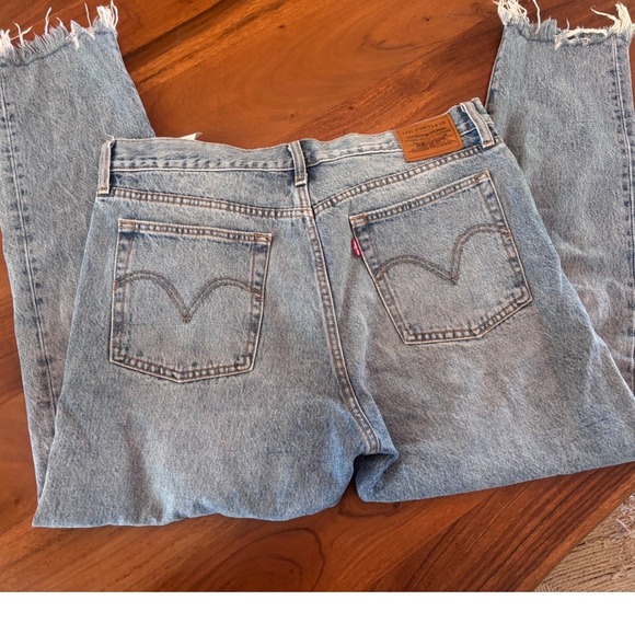 Levi's Wedgie Icon Fit Ankle Jeans Women's 32 "Shut Up" Wash High Rise Denim - Picture 5 of 12